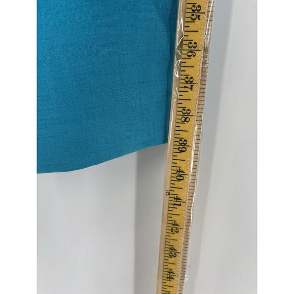 Christian Dior Vintage 90s Skirt Jacket Set Womens 10 Blue Rhinestone Button - Picture 15 of 16